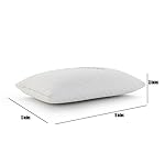 Small Shredded Memory Foam Pillow for Travel and Camping - Compressible Medium Firm Bed Pillow, Contoured Support, Breathable Cover, Machine Washable, Ideal Backpacking, Airplane and Car - Image 2