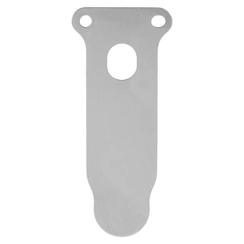 Placa de válvula, accesorio de compresor de aire, 5 piezas, pieza de repuesto de metal con forma de lengüeta grande para mantenimiento de reparación de compresor de aire, 65 mm de largo, 28 mm de