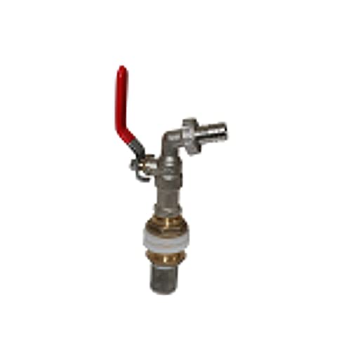 MACHSWON IBC Water Tank Tap 1/2" IBC Tank Adapter Garden Hose Thread Faucet Water Tank Valve Hose Connector Brass Tap Fitting With Base Filter - Image 4