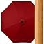 Red - Woodgrain Finish