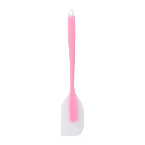 Image of 1Pcs Silicone Spatulas,Translucent Heat Resistant Flexible Non-stick Spatula,Food Grade Kitchen Essential Grip Gadgets Premium Scraper(Pink,Large)