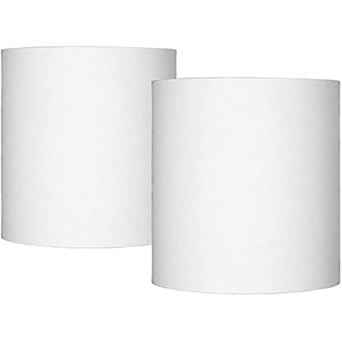 Set of 2 Hardback Tall Drum Lamp Shades - Springcrest Cover