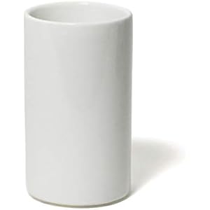 Jonathan Adler Lacquer Bath Tumbler One Size(Pack of 1) White