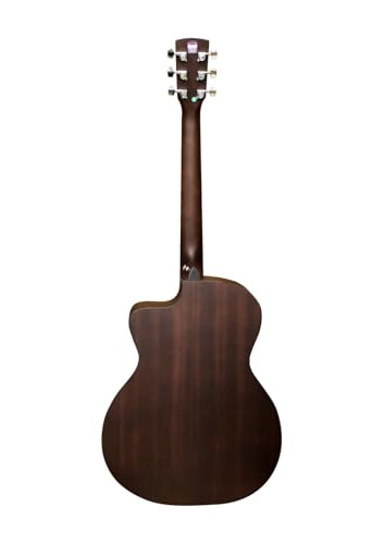 Image of Saga SF-600GC-SB Grand Concert Cutaway Acoustic Guitar (With Bag) (Sunburst)