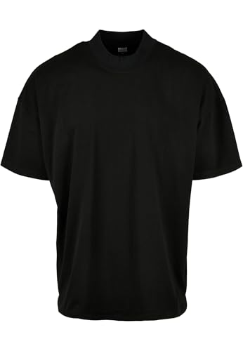 Urban Classics Oversized Mock Neck tee Camiseta, Negro, S para Hombre