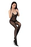 8607 Sexy stockings for women hollow out sexy silk stockings, Black, Size normal