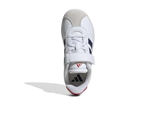 Image of adidas Kids' VL Court 3.0 Elastic Lace & Strap Shoe