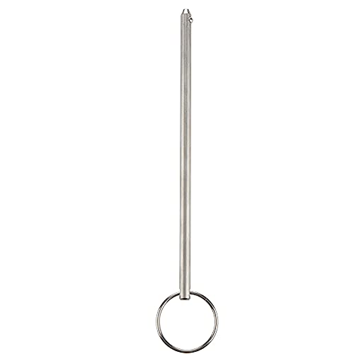 2 Pack Long Quick Release Pin, Diameter 0.236"(6Mm), Usable Length 5-3/4"(146Mm), Overall Length 6.3"(160Mm), Full 316 Stainless Steel, Bimini Top Pin, Marine Hardware #TOP4