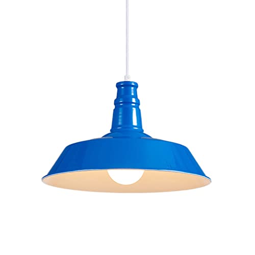 Lustre moderne suspension bleu pour éclairer un salon ou une cuisine