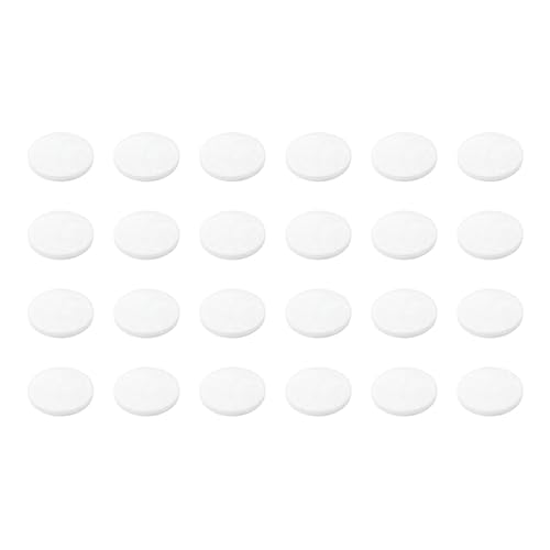 Image of Nispira Disposable Replacement Filters Compatible with Omron Healthcare Filters 1 /2 inch NE-C18 NE-C25 C30FL 9930, 24 Pack White