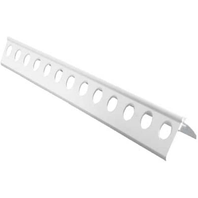 Paraspigolo forato 20x20 mm pour rénover les murs du salon barre de 2,5 mt
