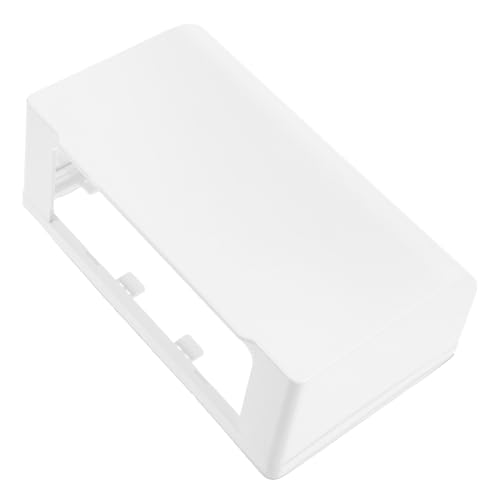 jojofuny Waterproof Socket Cover Double-Position Sticky Adhesive Protective Box Thickened Powerpoint Cover for Kitchen Bathroom Wall Outlet Protection