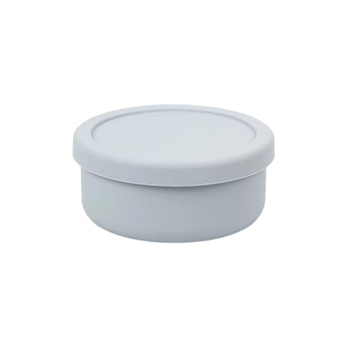 PURFUU Eficiente recipiente de silicona fácil de usar para preparaciones de comidas, diseño resistente a derrames, 300 ml/700 ml, delicada caja de Bentos para adultos y niños, a prueba de fugas, caja
