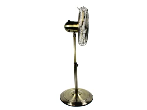 Aldoray Vintage 16 Inches Pedestal Fan (Bronze) #TOP1