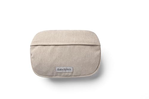 BabyBjörn Bolsa para Mochila Porta Bebé, Tejido jaspeado, Beige claro