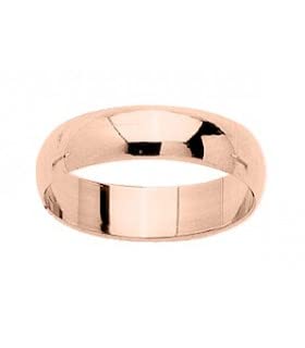 Alliance mariage or rose 18 carats Amira : finis les anneaux fragiles avec ce bijou de 5 mm
