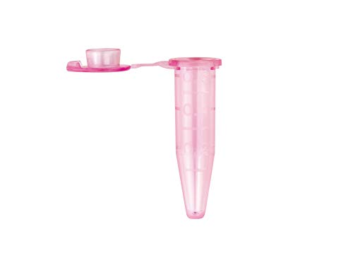 Caplugs Evergreen 214-3425-R80 tubes de microcentrifugeuse coniques 0,5 ml rouge x200