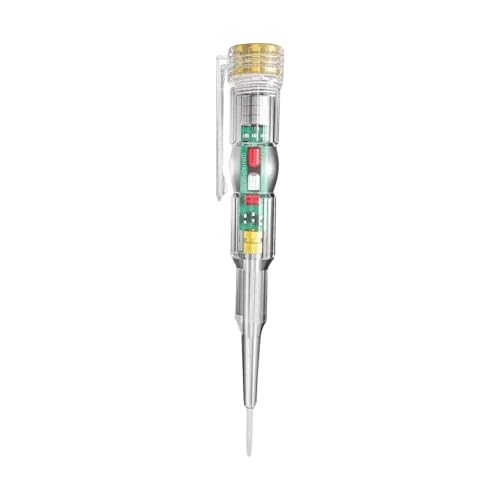 Yidueace Comprobador Eléctrico Lápiz | Probador De Voltaje Para Detección De Fallos - Empuñadura Antideslizante Protección contra Sobrecargas Herramienta de Diagnóstico,Para Detección De Puntos De