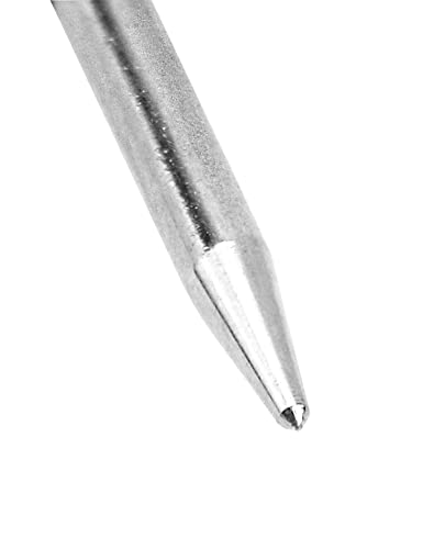 QWORK 2 Stück Automatischer Körner, Gefederter Körner, für Metall, Holz, Glas, Stahlblech,128 mm