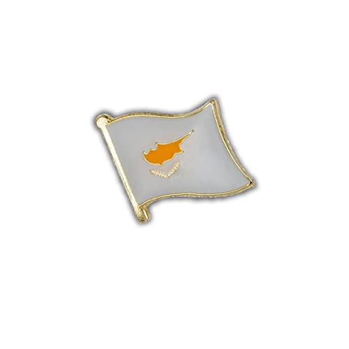 Clj Charles Le Jeune Pin's Drapeau Chypre Flottant - Drapeaux - qualité de finition - Epingle - Broche - Badge - PINS EUROPE