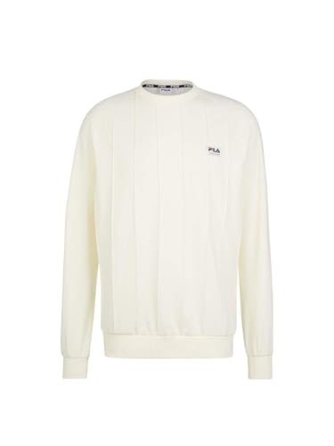 Fila sweat homme blanc Fam0032 : le pull blanc durable qui ne se déforme pas