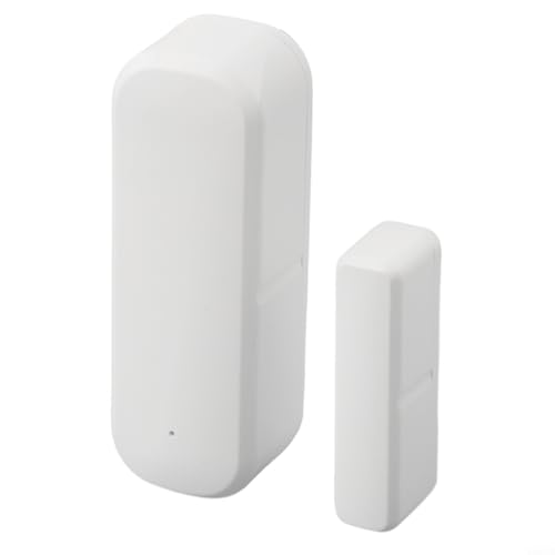 FACULX Sensor WiFi de alarma para puerta y ventana con sensor magnético, sensor de puerta inteligente con soporte de voz, para sensor de puerta Tuya (WIFI)
