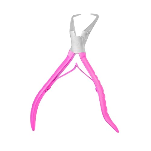 SIVOTE Hair Extension Beads Remover Pliers Pink Stainless Steel Hair for Extensions Microlink Hair Extension Pliers for Beads Professional Extension Tool