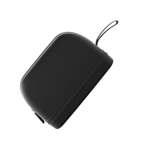 Bolsa de maquillaje de silicona negra que evita manchas de cosméticos en el bolso