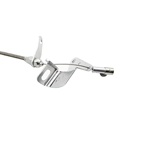 Shlpdfm 727 Stainless Braided Kickdown Cable S6056 Polished Cable For Chrysler Detent Mopartransmission #TOP4