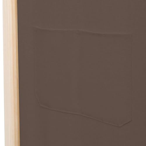 Paravent séparateur de pièce marron pour diviser un studio sans travaux