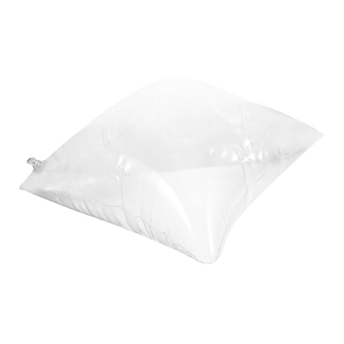 KICHOUSE Clear Inflatable Couch Cushion Water Resistant Pillow Insert for Sofa Camping Travel Comfortable Support for Neck Versatile Decorative Practical Use