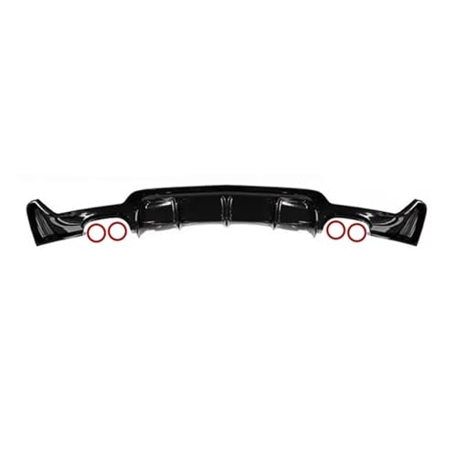 ディフューザー リアリップ BMW 4シリーズ F32 F33 F36 M4 2013-2020 アクセサリー ABS リアディフューザー バンパーリップスポイラー 自動車部品(2 open 2 output)