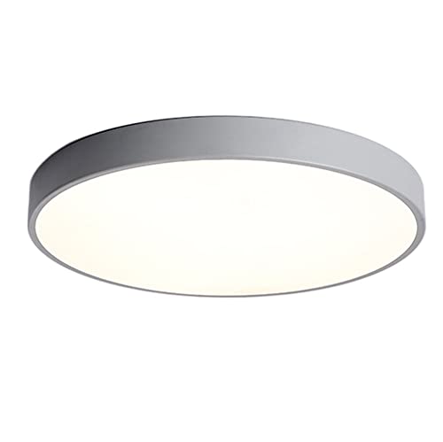 Plafonnier LED YRYRYW rond et plat avec éclairage de couleur réglable pour maison