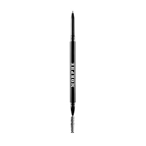 Morphe Micro Dual Eyebrow Pencil – Dual-Ended Brow Pencil Featuring a Retractable, Ultra-Precise, Pointed Tip – Richly Pigmented, Smooth-Gliding, Long-Lasting Wax Formula – Praline (0.003 oz)