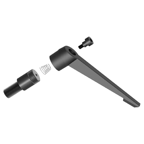 Image of Clamping Lever Handles, M6 x 32mm Male Thread, Adjustable Quick Release Locking Rotating Screw Bolt Stud Knobs Apply for Lathe Machinery, Black