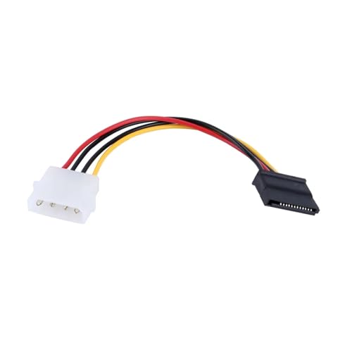 Cable adaptador 4 Pin IDE macho a 15 Pin SATA