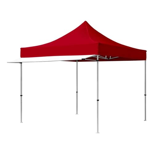 Vispronet Removable Tent Awning Hardware – Tent Hardware for 10ft Pop Up Canopy Tents & Outdoor Canopies, Includes White Awning Tarp, Crossbars, Square Clamps & Connectors, Canopy Tent not Included
