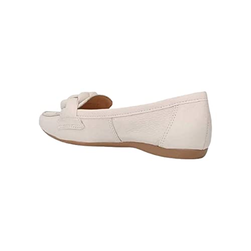 Sapatilha Fem Bottero Bico Fino Couro Off White 331607 Tamanho:39;Cor:Branco