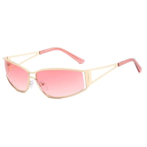 Lunettes de soleil steampunk aux finitions soignées et grands verres dégradés