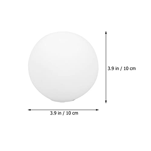 Lurrose Frosted Glass Lampshade 4 Inch Round Globe Cover Replacement for Pendant and Wall Lights Indoor Lighting - Image 4