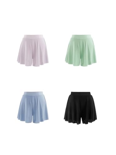 Short de ballet en maille transparente élastique vêtement de danse pour femmes