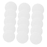 VICASKY 20pezzi Spugna di Cotone Bianca Compatta per Pulizia del Viso Dischetti Detergenti Riutilizzabili per Strucco e Make-up Realizzati in Morbida Polpa di Legno Cotone