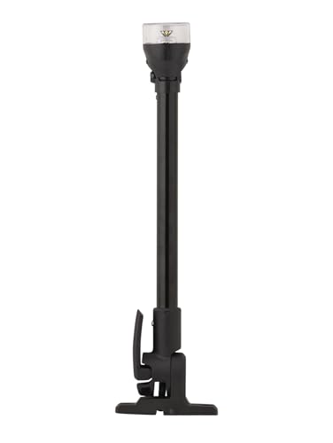 Image of Attwood 5558-P12A7 All-Round LED Fold Down Navigation Light Black Base, 12-Inch