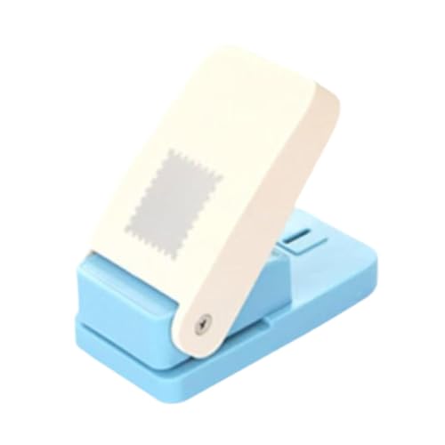 LOL-FUN 【2025新登場】クラフトパンチ 穴あけパンチ ペーパーカッター ペーパークラフトパンチャー 【スタンプエッジ 切手型】子供用 ペーパークラフト 紙用パンチ ハンドメイド ギフトカード スクラップブック DIY 学校 幼稚園 多目的