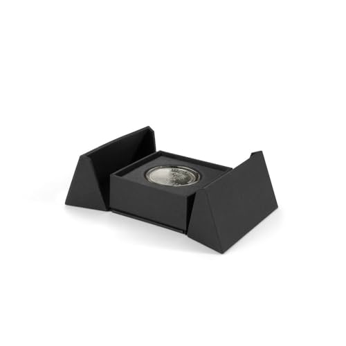 Estuche para monedas de 33 mm Leuchtturm Porta negro antiarañazos