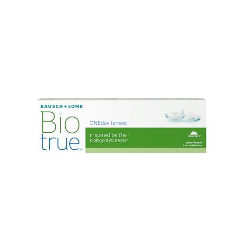 Biotrue ONEday Lenti a Contatto Giornaliere Correttive, 5 Lenti, BC 8.6 mm, DIA 14.2 mm, -1.0 Diopt