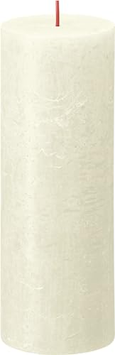 Bolsius Rustic Pillar Candle - Cream - Pack of 4 - Long Burning Time of 85 Hours - Household Candle - Interior Decoration - Unscented - Natural Vegan Wax - No Palm Oil - 19 x 7 cm - Image 3