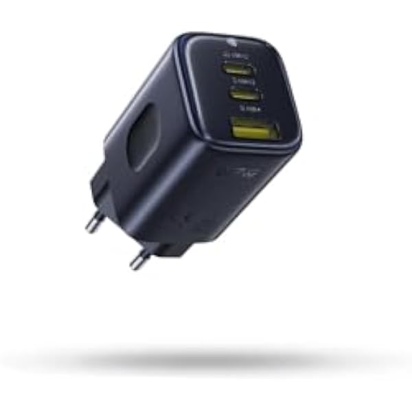 Baseus Picogo Ładowarka USB C 67 W, Mini 3 Porty USB C, Ładowarka PD Z PPS, Szybka Ładowarka GaN, Kompatybilna Z iPhone 17/16/15/14 Air Pro Max, MacBook Pro/Air, IPad, Laptop, Galaxy S25