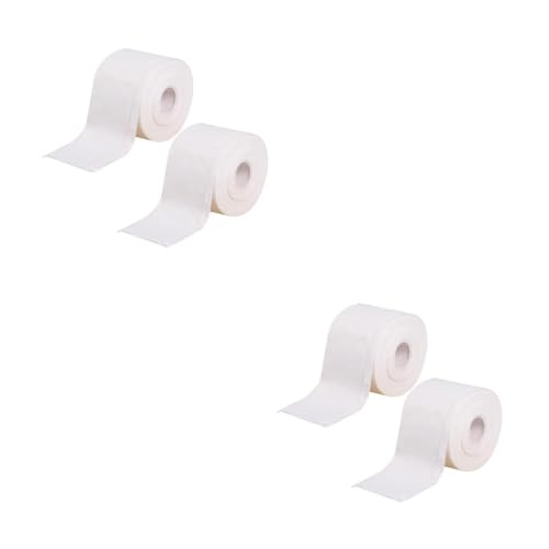 FRCOLOR 2 Series Toalla De Cara Toalla Facial Almohadillas Suave Toallas De Maquillaje Para La Cara Toallas Desechables Toallita De Maquillaje Tejido Facial Algodón Blanco 2 Rollos*2