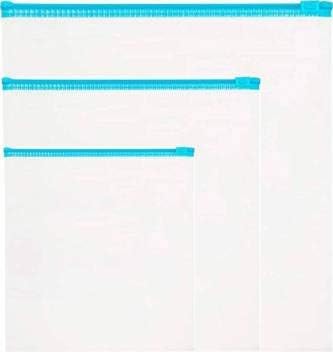 INKulture Food/Vegetable/Fruit Storage Re-Usable Bags Small, Medium & Large Plastic Storage Pouch Pack of 45